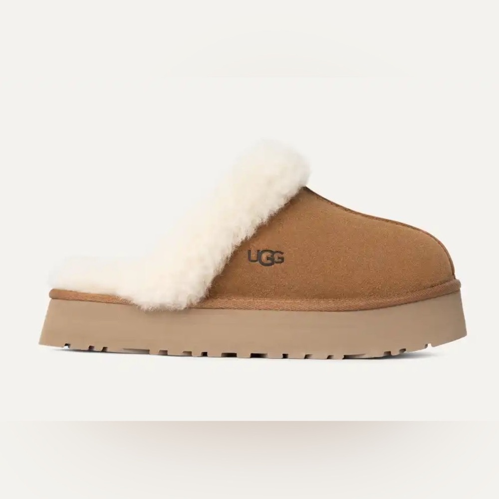 UGG Disquette Slippers Chestnut New Without Box